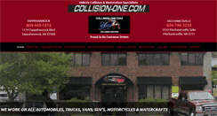Desktop Screenshot of collision-one.com